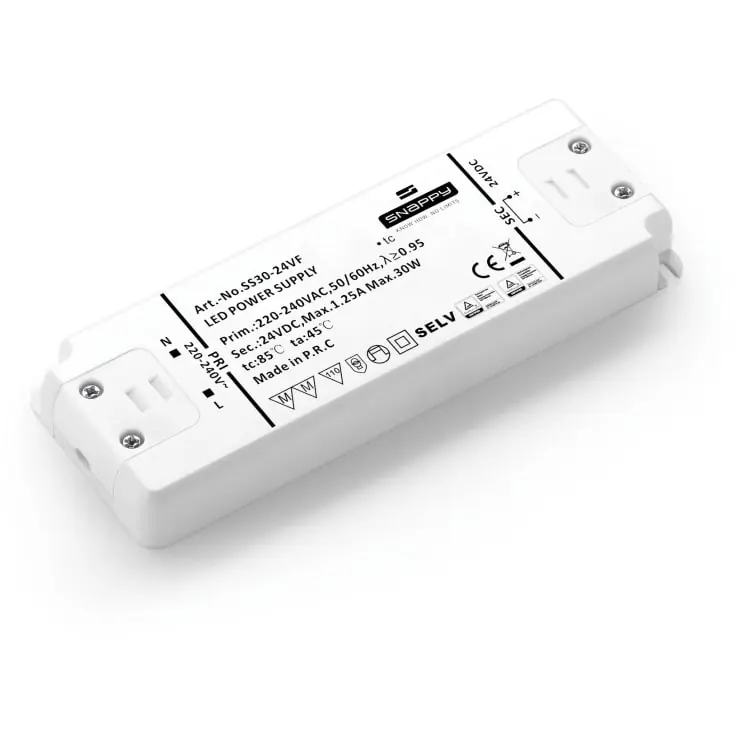 Snappy LED driver, 24V, 30W | Nu tilgængelig
