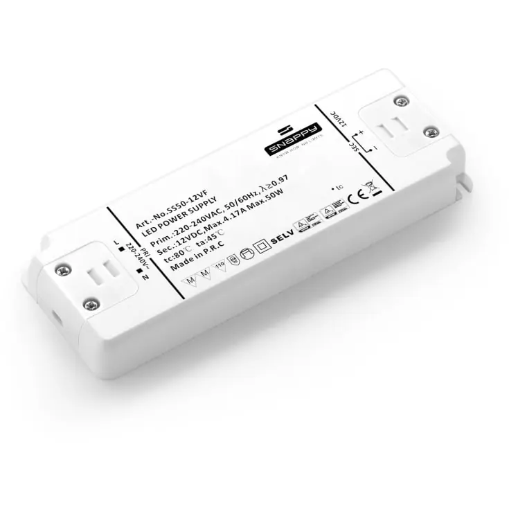 Snappy LED driver, 12V, 50W - Rabat