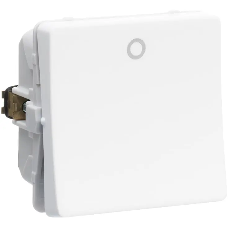Tidsbegrænset - LK Fuga afbryder 2-polet 440 V 1 modul, hvid
