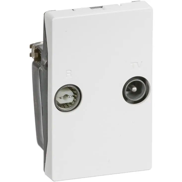 Triax Fuga TD260E antenneudtag TV og radio slutdåse 1,5 modul, hvid - Kun få tilbage