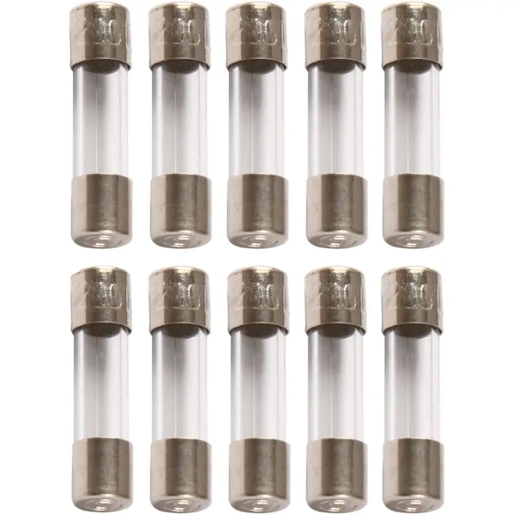 10 stk Finsikring, 5x20 mm, træg, 8,0A - Spar ekstra