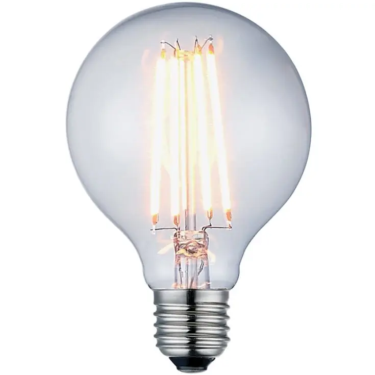 Bestil online - Halo Design Colors Extra De Luxe E27 globepære, 1800K, 2W, Ø8 cm