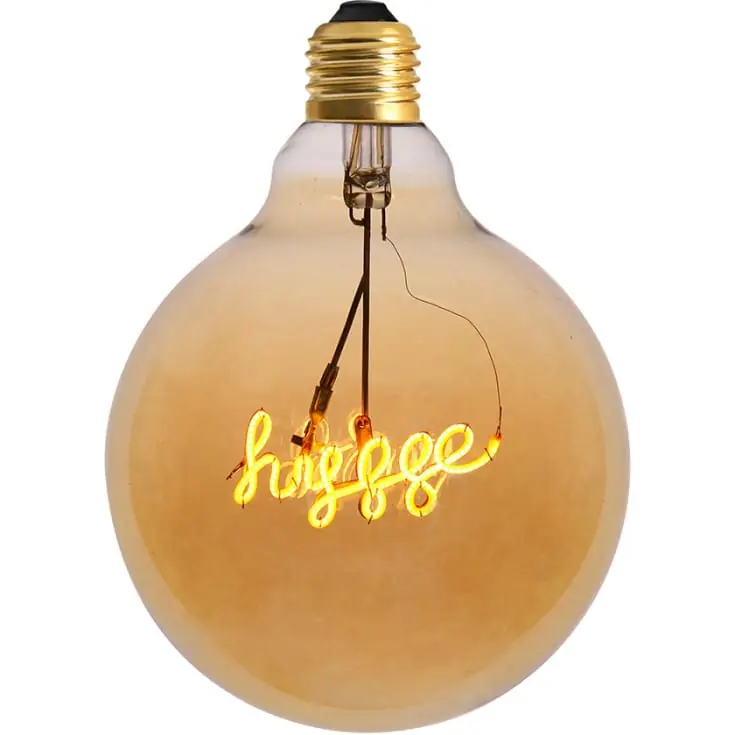 Bestil i dag - Halo Design Colors Hygge E27 globepære, 3-trins dæmp, 4W