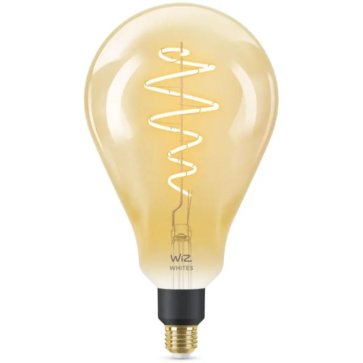 Bedst sælgende - 2 stk Wiz E27 globepære, 2000K-5000K, 6W, Ø16 cm