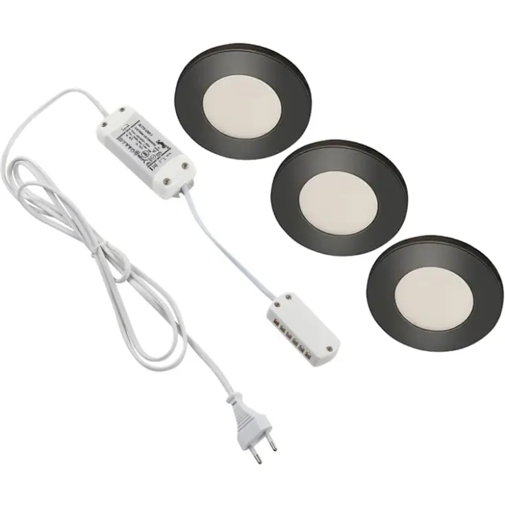 Bestseller | GN Diospot LED møbelspot komplet sæt, sort