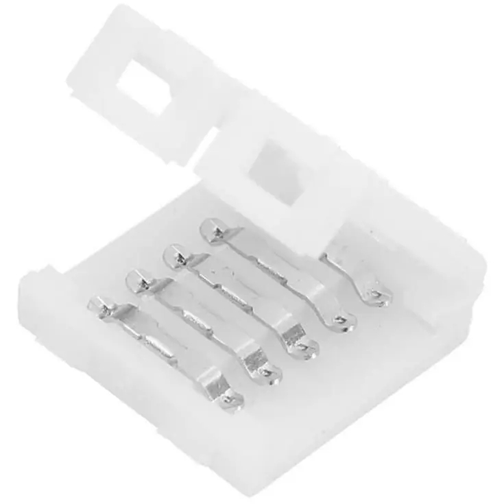 Ny på lager - All Light samlestykke til 12 mm LED strip med farveskift, uden ledning