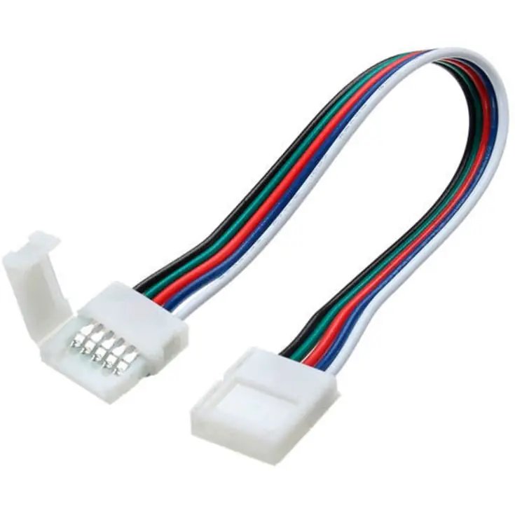 All Light samlestykke til 12 mm LED strip med farveskift, med ledning - Sikker betaling