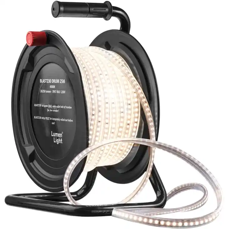 Nyhed | LumenLight Blast230 LED strip på tromle, 25 m