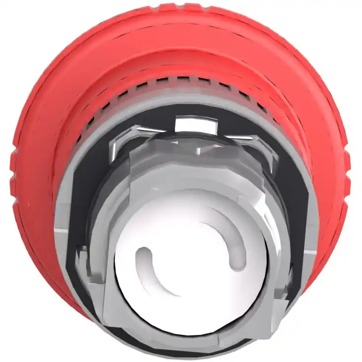 Bestil i dag - Schneider Harmony ZB4BS844 nødstopshoved, tryk-drej, Ø40 mm, rød