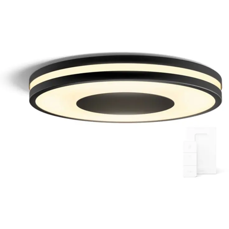 Klar til afsendelse | Philips Hue Connected Being plafond, sort