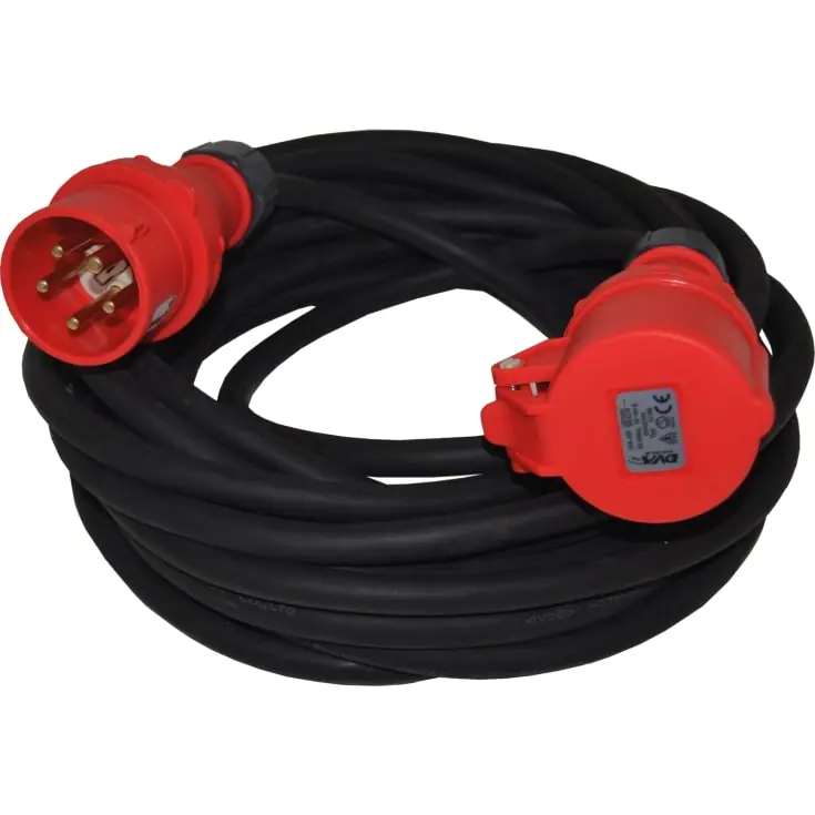 Wexim CEE kabelsæt, 5x1,5 mm², 400V/16A, 25 meter | Stærkt tilbud