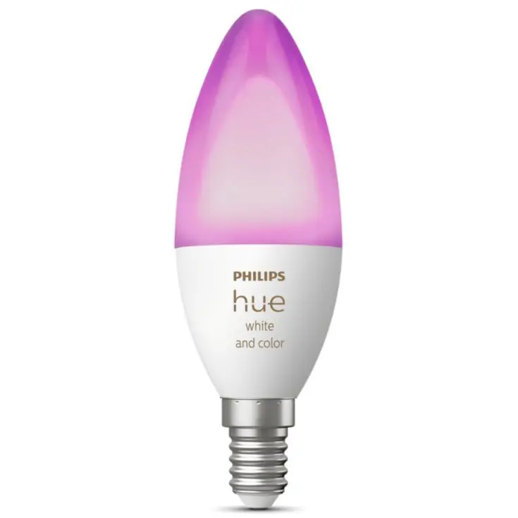 Bedst sælgende | Philips Hue White Color Ambiance E14 kertepære, 2000K-6500K, 4W