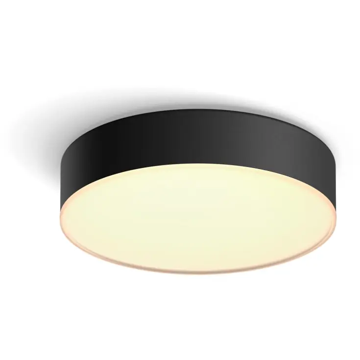 Skynd dig | Philips Hue Enrave plafond, sort, Ø26 cm