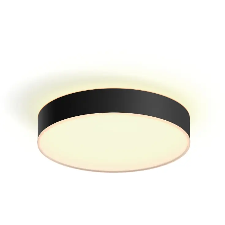 Bestil nu - Philips Hue Enrave plafond, sort, Ø38 cm