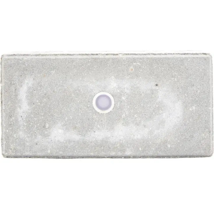Spar nu | Light By Juul betonflise med Cosmos spot, grå, 15x30x5 cm