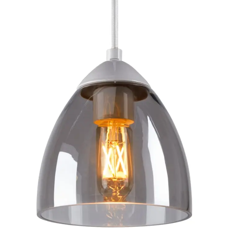 Eftertragtet | SLV Para Cone pendel, hvid/glas