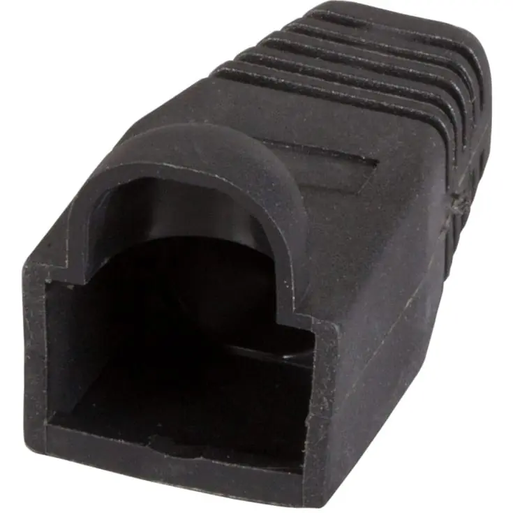 Kun i begrænset tid - EFB tylle for RJ45 stik, sort - 100 stk