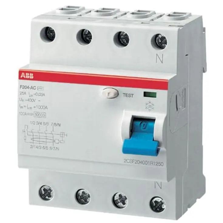 ABB F204 PFI relæ A, 4P, 40A | Gå ikke glip af tilbuddet