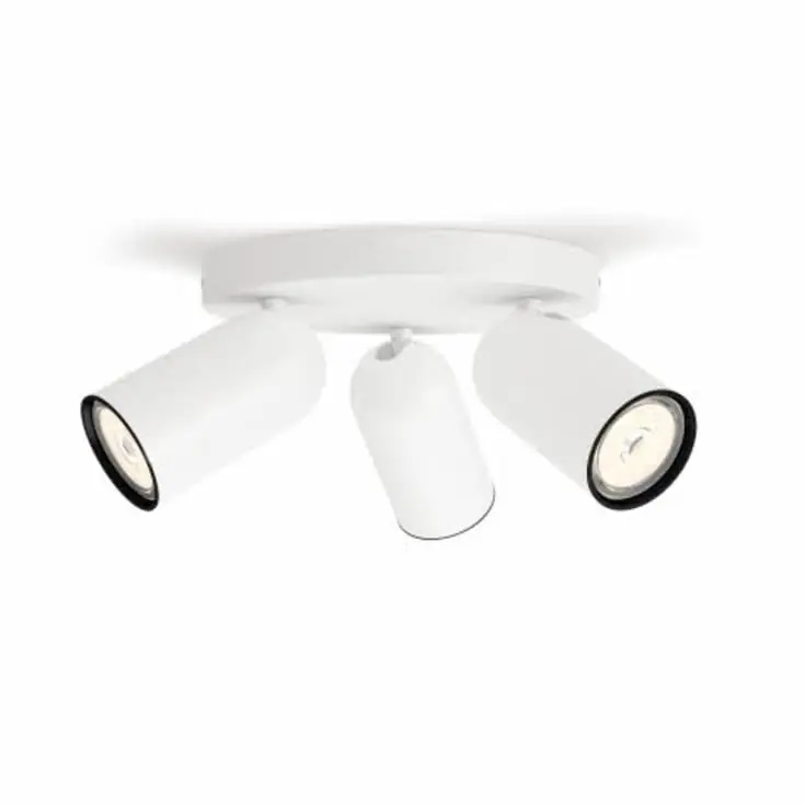 Anbefalet valg | Philips myLiving Pongee Round spotlampe, hvid