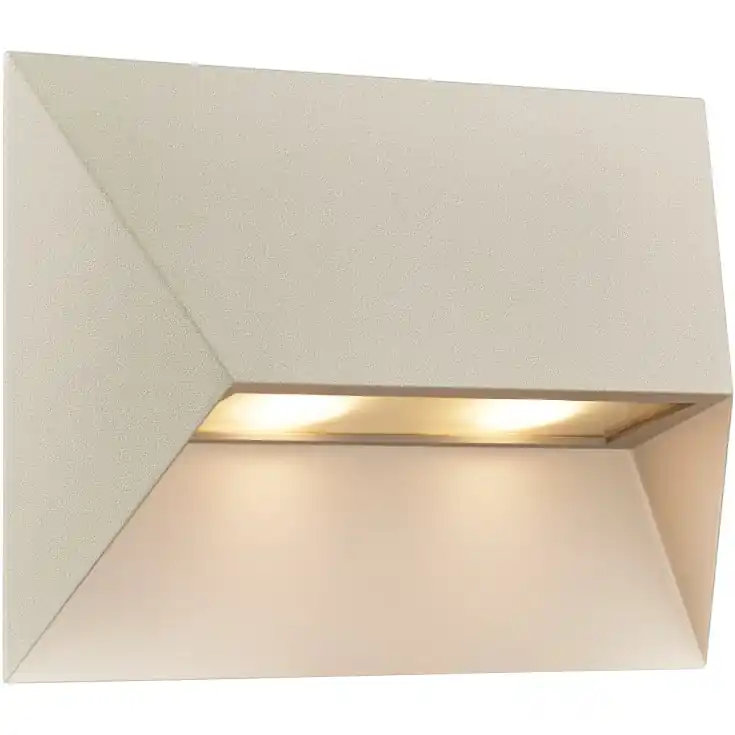 Tryg betaling | Nordlux Pontio udendørs væglampe, beige, 27 cm