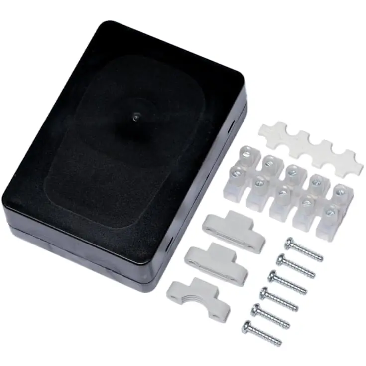 15 stk JA-US 90-01 samledåse, 92x65x28 mm, sort - Rabat