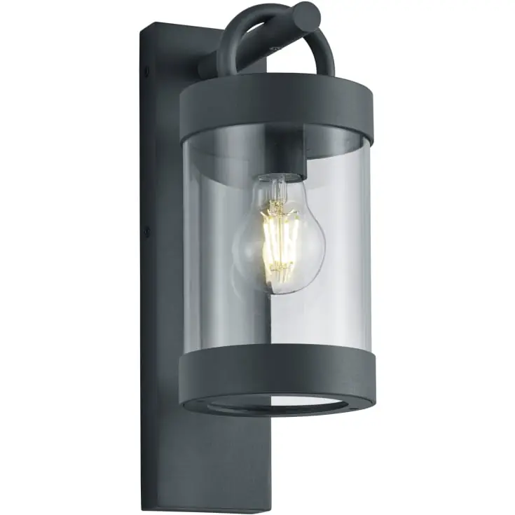 Tryg betaling | Trio Lighting Sambesi udendørs væglampe, antracit