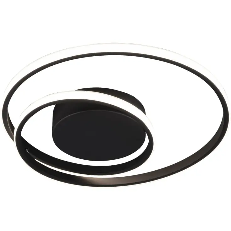 Trio Lighting Zibal loftlampe, sort - Premium