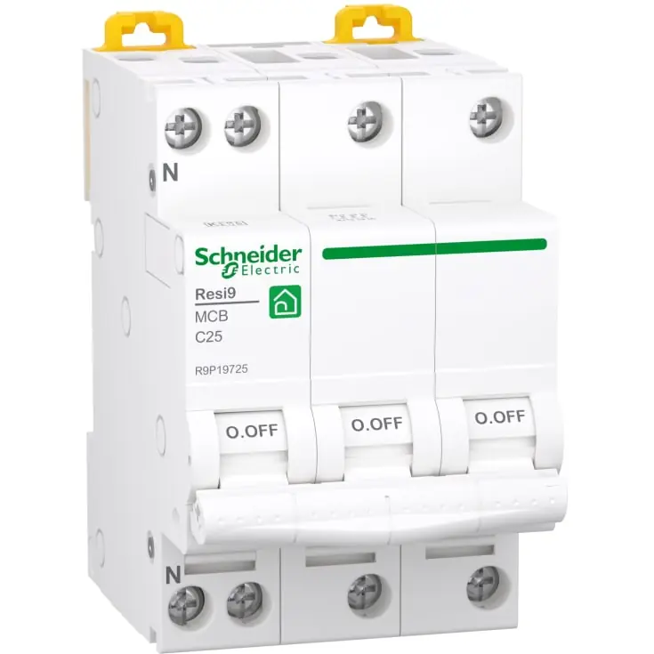 Få tilbage - Schneider Electric Resi9 bolig automatsikring C 4P, 25A
