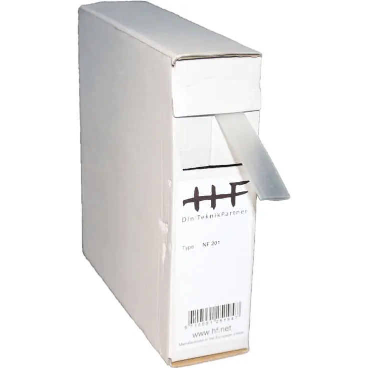 12 stk Krympeflex uden lim, Ø3,2/1,6 mm, klar - 10 meter | Udsalg
