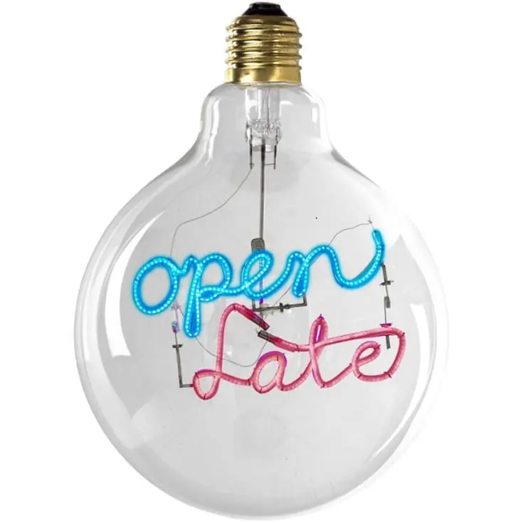 Halo Design Colors "Open Late" E27 globepære, 3-trins dæmp, 4W - Leveres hurtigt
