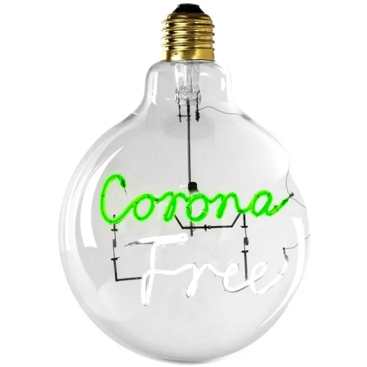 Begrænset lager - Halo Design Colors "Corona Free" E27 globepære, 3-trins dæmp, 4W