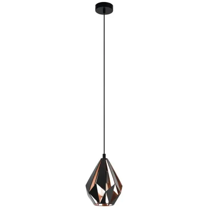 Bestil nu | Eglo Carlton 1 pendel, Ø20,5 cm