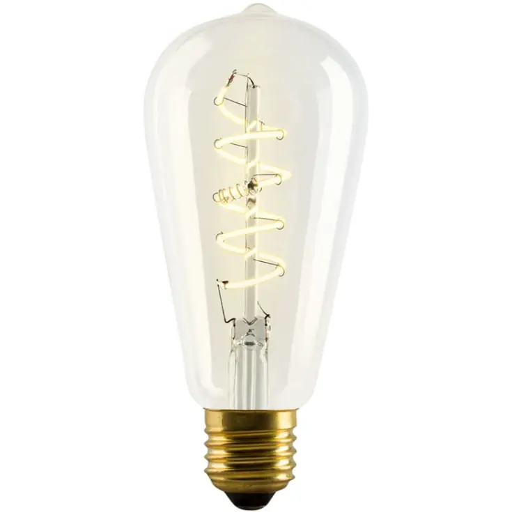 Bedste pris | e3light Vintage E27 dråbepære, 2200K, 4W