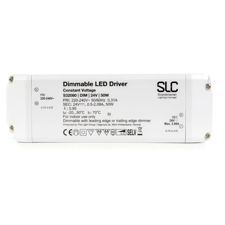 Nyhed | The Light Group LED driver, dæmpbar, 50W