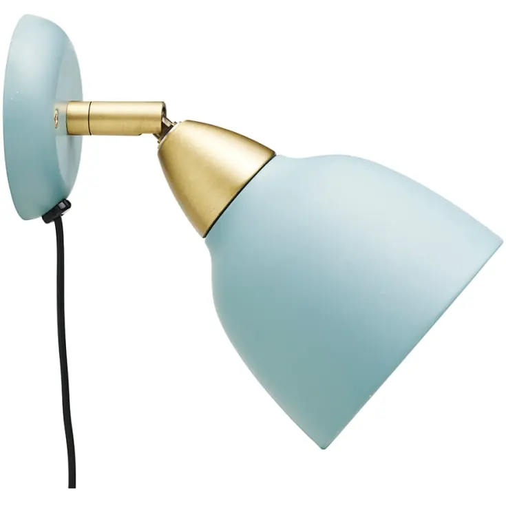 Lav pris | Superliving Urban væglampe, kort, mat blå