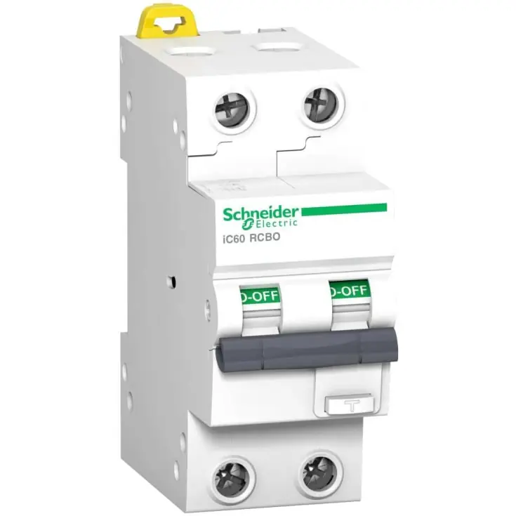 Bedste pris | Schneider Electric Acti9 IC60 HPFi kombiafbryder, 2-polet, 20A