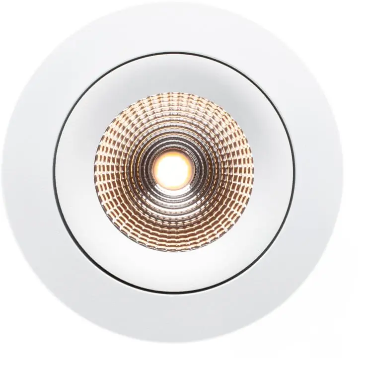 Bestil i dag | The Light Group One 360° indbygningsspot, 1800-3000K, hvid