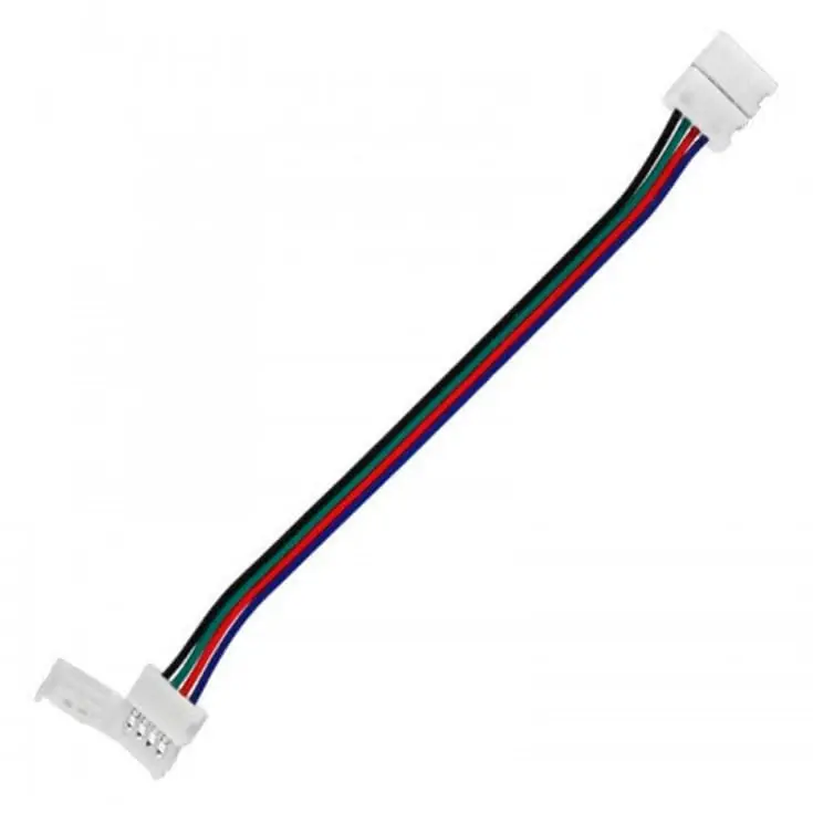 Populært produkt - All Light samlestykke til 10 mm LED strip med farveskift, med ledning