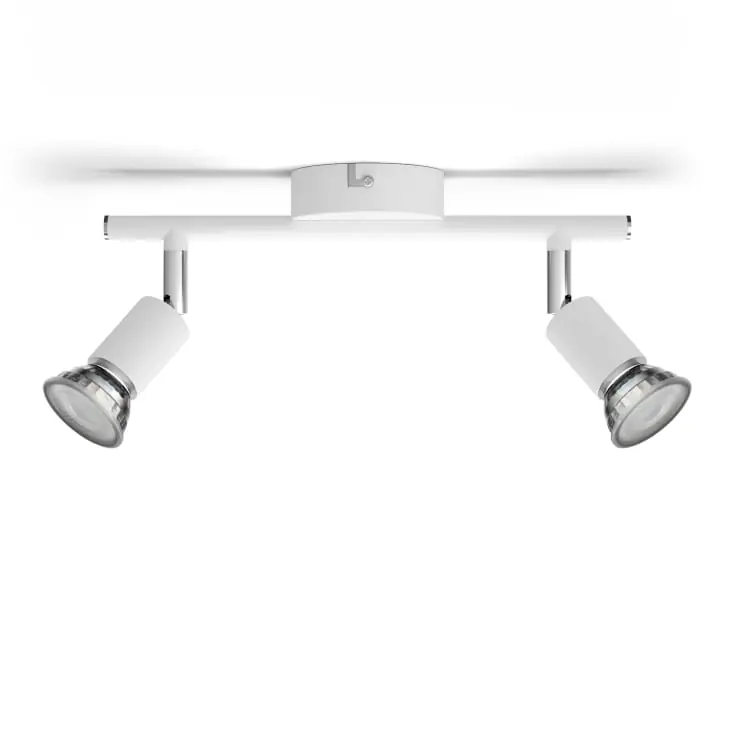 Tryg betaling - Philips myLiving Limbali spotlampe, hvid
