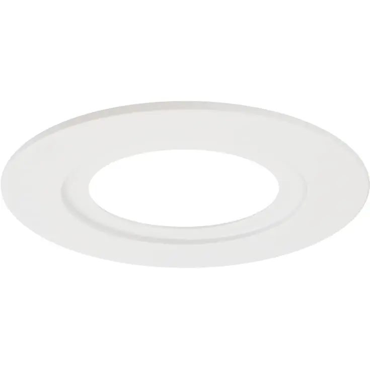 Begrænset antal - The Light Group frontring til OneSoft -og One360° indbygningsspot, hvid