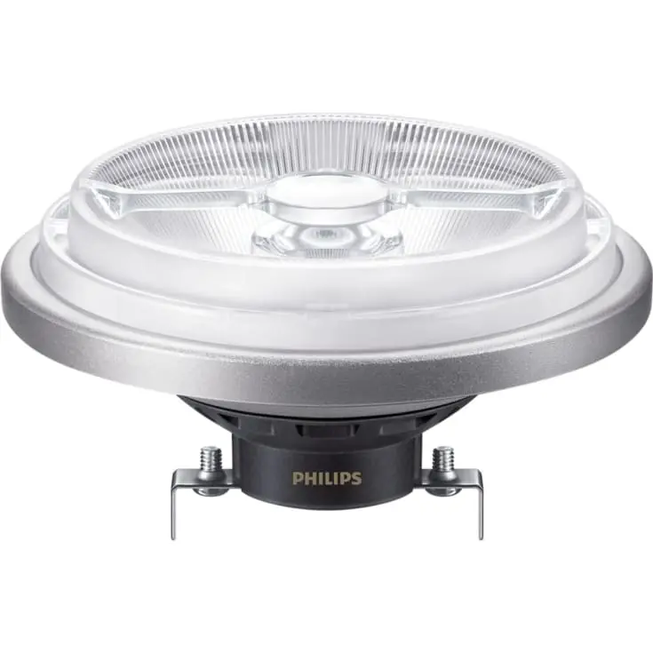 6 stk Philips Master ExpertColor G53 spotpære, 2700K, 10,8W, 9° - Tidsbegrænset tilbud