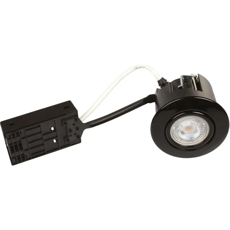 Nyt i sortimentet | Scan Products Luna Quick Install udendørs indbygningsspot, 4000K, sort