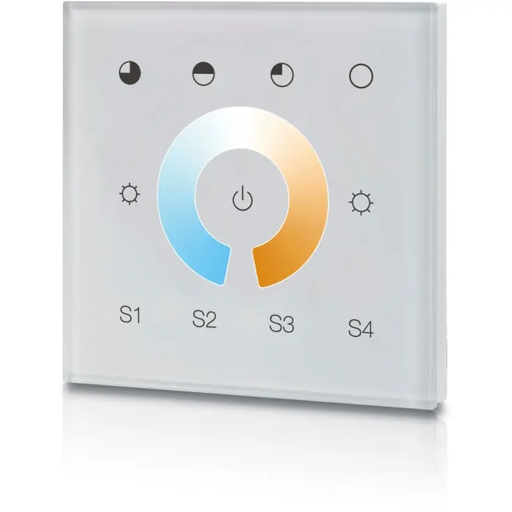 The Light Group DT8 Touch vægpanel, dali dæmp - Få tilbage