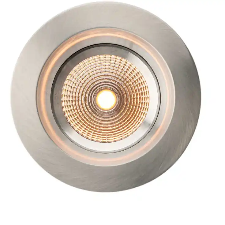 The Light Group OneSoft indbygningsspot, 1800-3000K, aluminium - Bestil i dag