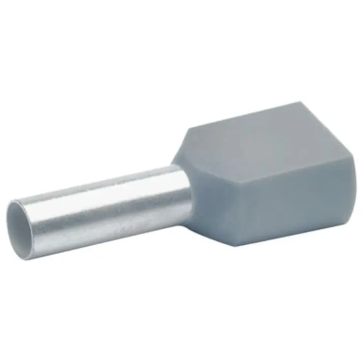 100 stk Klauke isoleret dobbelt terminalrør, kobber, 2 x 4,0 mm², 23 mm - Kundernes valg