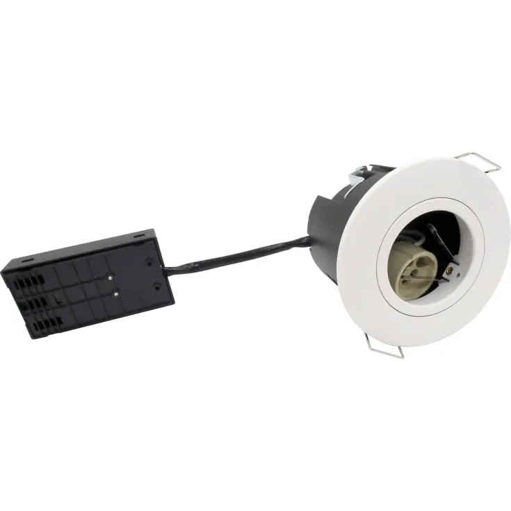 Superpris - Nordtronic Uni Install ECO, mat hvid, 10-pak