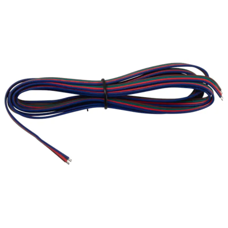 Ansell Lighting 4-leder DC kabel til LED strip, 2 meter | Populært valg