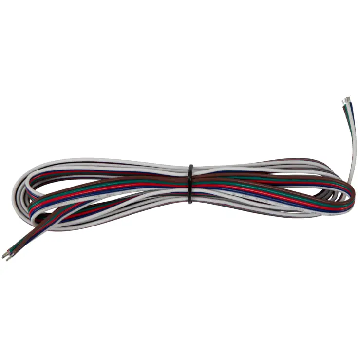 Ansell Lighting 5-leder DC kabel til LED strip, 2 meter - Helt ny