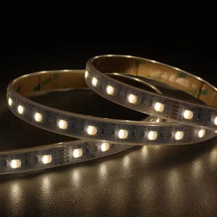 Tilgængelig nu - Ansell Lighting E-Cell udendørs LED strip, farvet lys, 50 meter
