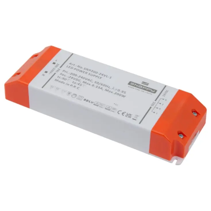 Ansell Lighting LED driver, 24V, 200W | Bestil online